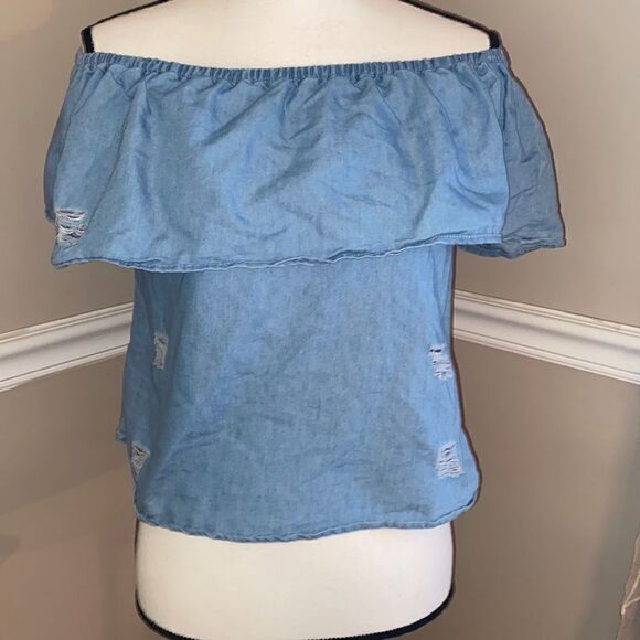 Charlotte Russe Off the shoulder Blouse - Picture 1 of 4